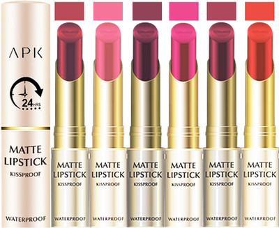 

APK Kissproof Lipstick PK48D(Multicolor, 3.8 g)