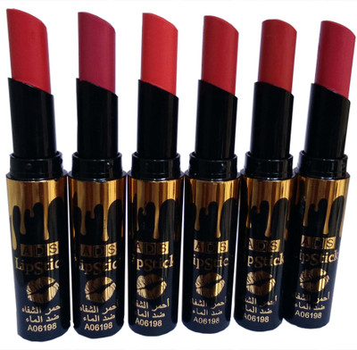 

ADS Lipstick Pack of 6 ShadeB(Multicolor, 8 g)