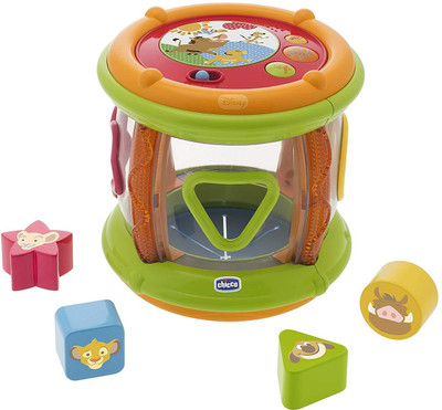 

Chicco Lion King Shape and Sound Tamburine(Multicolor)