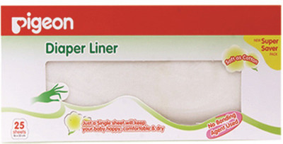 

Pigeon Diaper Liner 25 Sheets, Multicolor
