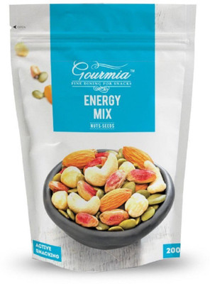 

Gourmia Energy Mix Nuts & Seeds Active Snacking Assorted Nuts(200 g, Pouch)