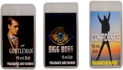 

Fragrance And Fashion Gentleman,Bigg Boss And Confidence Eau de Toilette - 45 ml(For Men & Women)