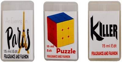 

Fragrance And Fashion Evening In Paris, Puzzle And Killer Eau de Toilette - 45 ml(For Men & Women)