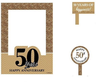 

Theme My Party Photo Frame For Your Anniversary Photo Booth Board(Party)
