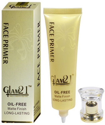 

Glam 21 Oil Free Matte Finish Long Lasting Primer - 40 ml(golden)