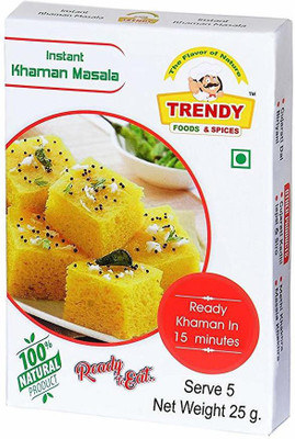 

TRENDY FOODS & SPICES Trendy Foods &Spices Best Instant Mix Masala Dhokla Khaman 25 Gm 25 g