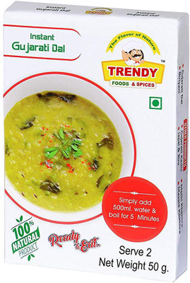

TRENDY FOODS & SPICES Trendy Foods &Spices Best Instant Masala Gujrati Dal 250 Gm -Pack of 5 250 g(Pack of 5)