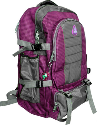 

BAGGON Rucksack Trekking Backpack Rucksack - 40 L(Grey, Purple)