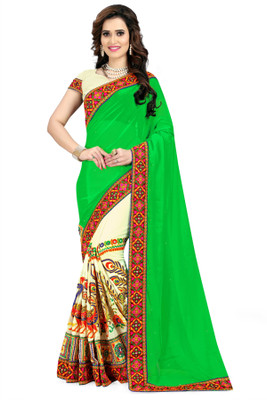 Arriva Fab Embroidered Fashion Poly Georgette Saree(Multicolor) Flipkart