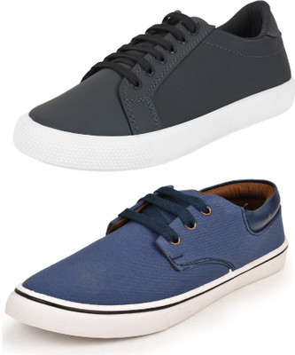 

Trenqs Sneakers For Men(Multicolor, Grey