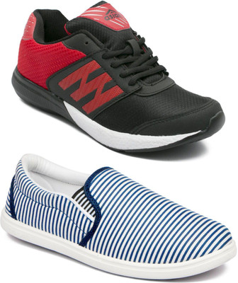 

Asian Walking Shoes For Men(Black, Red, Multicolor