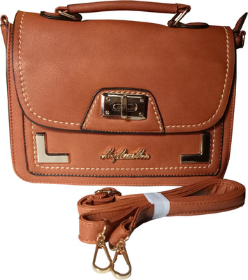 

eweft Girls Formal Brown PU Sling Bag