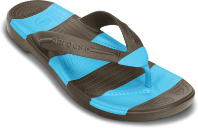 

Crocs Girls Slipper Flip Flop, Espresso/electric blue