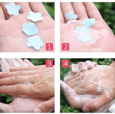 

SSD Flower Petals Paper Clean Soft Soap Set Of 1 Pieces (Assorted Flavours),Flower Soap(10 g)