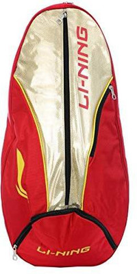 

Li-Ning ABSJ406 Badminton Kit Bag Backpack Style Kit Bag(Red, Kit Bag)