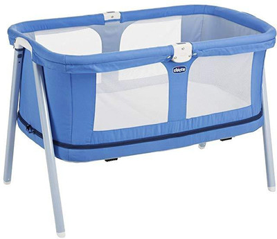 

Chicco Lullago Zip Travel Crib Indigo Stroller(No Recline position, Blue)