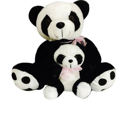 

kashish gift gallery White & Black Panda & Baby 60 Cm - 24 inch(Black)