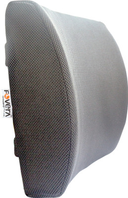

FOVERA Orthopaedic Lumbar Support Memory Foam Cushion Back Support (Free Size, Grey)
