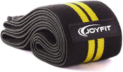 

JoyFit Knee Wraps Pair for Squats, Gym, Powerlifting, Weightlifting for Men and Women Knee Support (Free Size, Yellow)