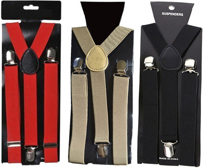 

Loopa Y- Back Suspenders for Men(Multicolor)