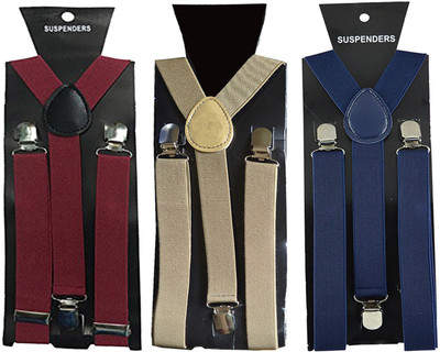 

Loopa Y- Back Suspenders for Men(Multicolor)