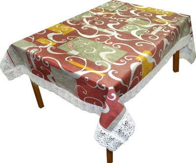 

Dream Home Abstract 6 Seater Table Cover(Multicolor, PVC)