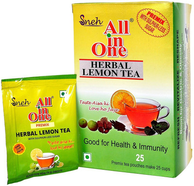 

All in one Sneh2 Lemon Green Tea Bags(100 Bags, Box)