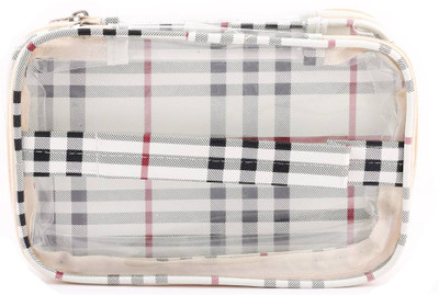 

LadyBugBag Cosmetic Pouch(White, Beige), Cream