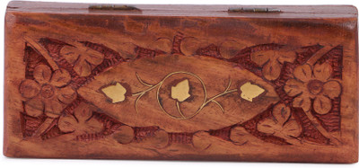 

Crafts haveli jewellery box jewelry Vanity Box(Brown)