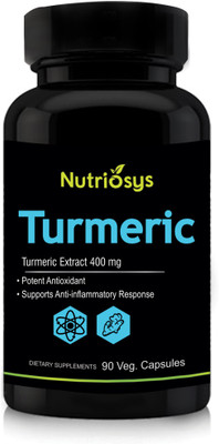 

Nutriosys Turmeric 400mg,Veg Capsules(90 No)