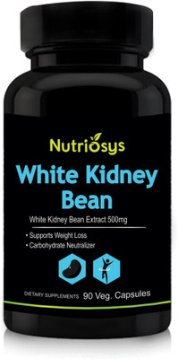 

Nutriosys White Kidney Bean Extract - 500mg,Veg Capsules(90 No)