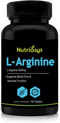 

Nutriosys L-arginine - 500mg,Tablets(90 No)