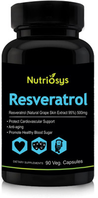 

Nutriosys Resveratrol - 500mg,Veg Capsules(90 No)