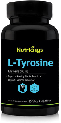 

Nutriosys L-Tyrosine 500mg,Veg Capsules(90 No)
