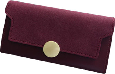 

ZELP Women Casual Maroon Artificial Leather Wallet(5 Card Slots), Red