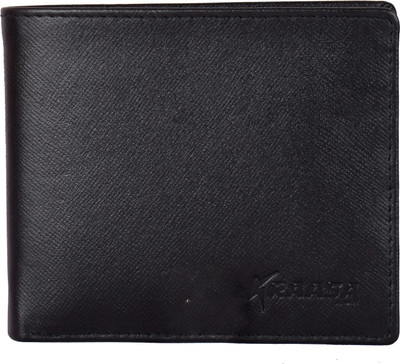 

Kraasa Men Casual Black Genuine Leather Wallet(5 Card Slots)