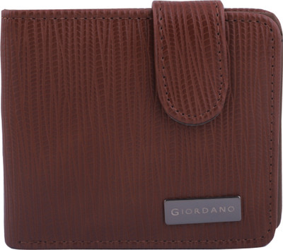 

Giordano Men Casual Brown Artificial Leather Wallet(6 Card Slots)
