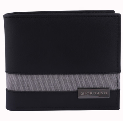 

Giordano Men Casual Black Artificial Leather Wallet(8 Card Slots)