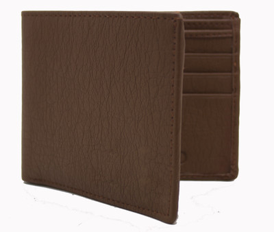 

Nietz Men Brown Artificial Leather Wallet(10 Card Slots)
