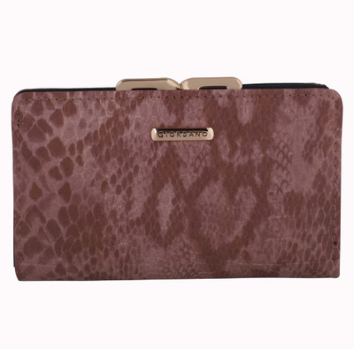 

Giordano Women Evening/Party Brown Artificial Leather Wallet(8 Card Slots), Pink