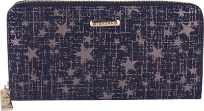 

Giordano Women Casual Blue Artificial Leather Wallet(12 Card Slots)