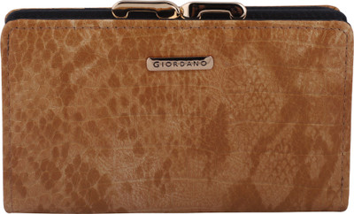 

Giordano Women Casual Tan Artificial Leather Wallet(8 Card Slots), Brown