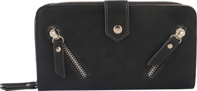 

ELLE Women Casual Black Artificial Leather Wallet(11 Card Slots), Green