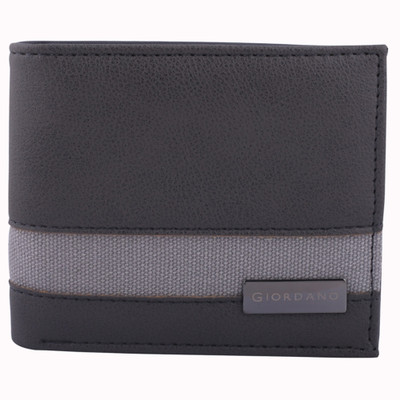 

Giordano Men Formal Grey Artificial Leather Wallet(8 Card Slots)