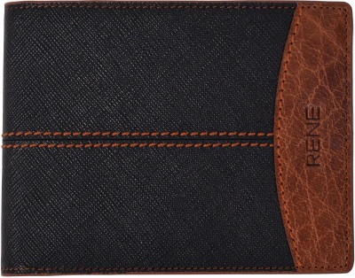 

Rene Men Casual Black, Brown Genuine Leather Wallet(7 Card Slots)