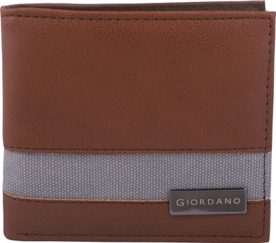 

Giordano Men Casual Brown Artificial Leather Wallet(8 Card Slots)