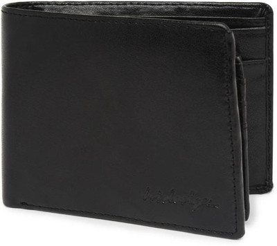 

Hidedge Men Black Artificial Leather Wallet(5 Card Slots)
