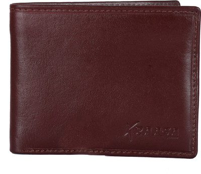 

Kraasa Men Casual Brown Genuine Leather Wallet(6 Card Slots)