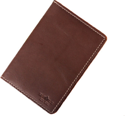 

Maple Hyde Men Grey Genuine Leather Document Holder(4 Card Slots), Rock gray