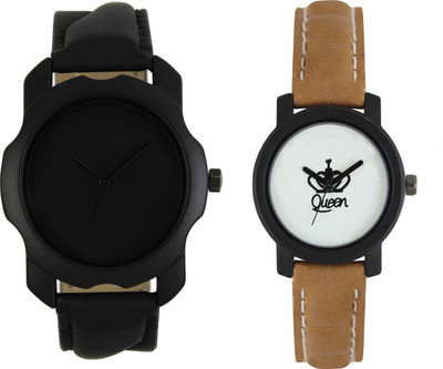 Shocknshop LR22_209 Designer Analog Chain Strap Couple Watch - For Men & Women